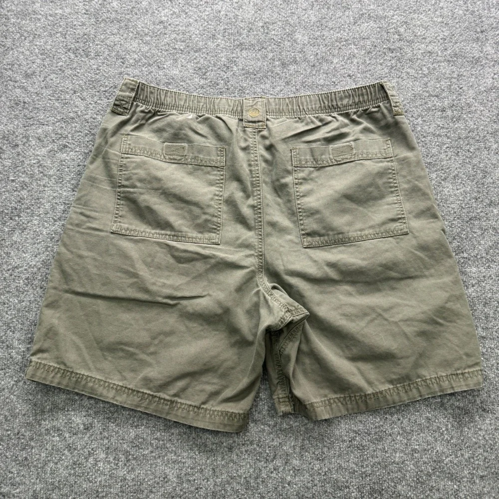 Wrangler Authentic Issue Cargo Shorts Mens 38 Olive Green Canvas Workwear